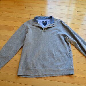 Brooks Brothers Pullover Cotton Polo Sweater Gray Size XL Men